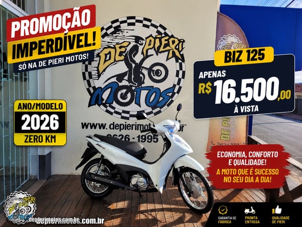 HONDA BIZ 125 ES ZERO KM